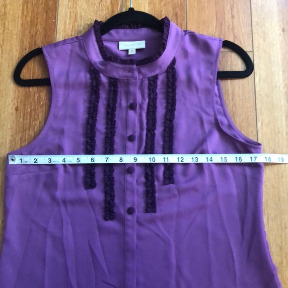 Purple sleeveless top. ModCloth. Size M - Picture 3 of 4